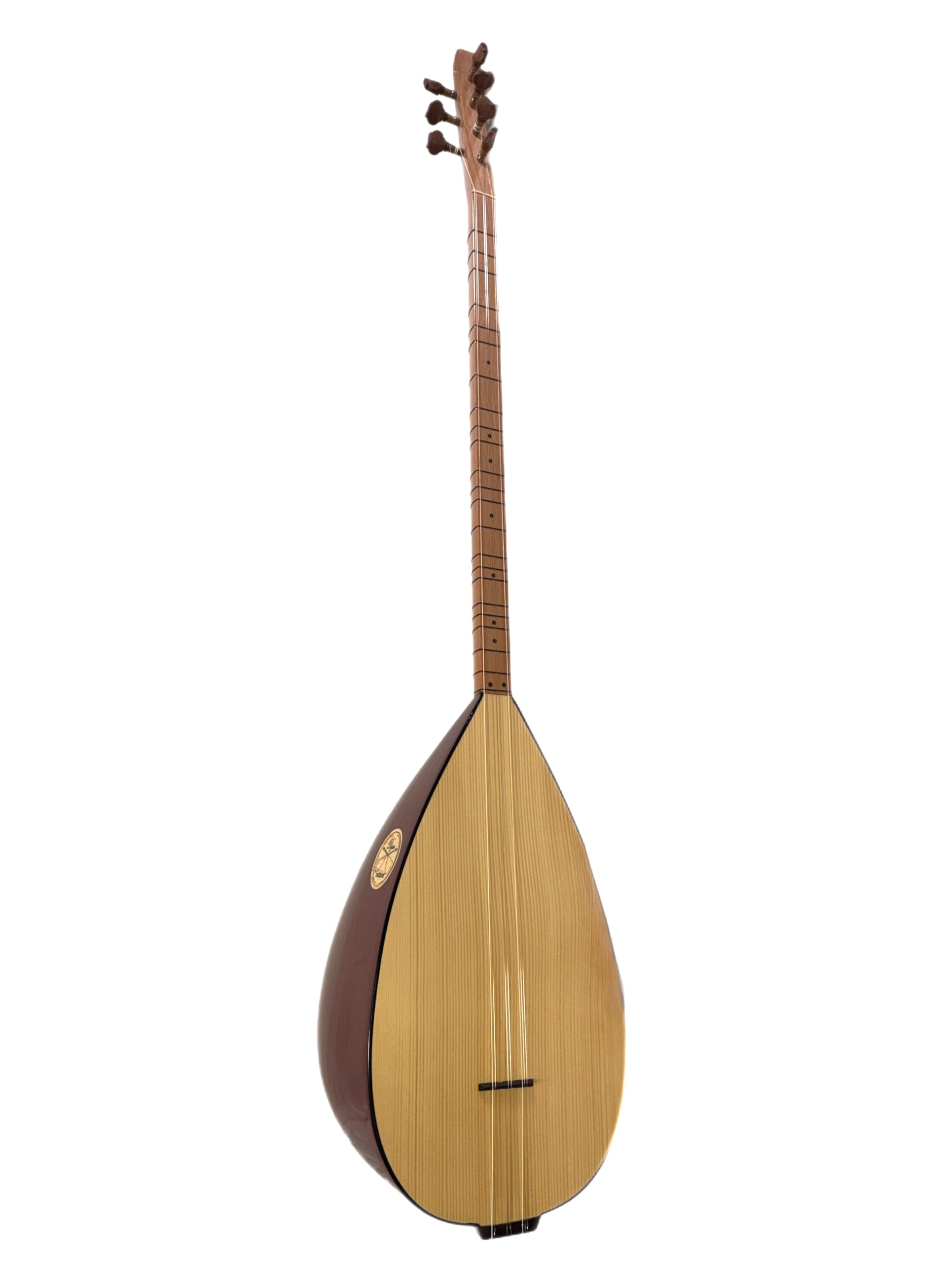 Uzun Sap Komposit Tekne Baglama Saz, Noktali klavye | Langhals Baglama Saz Kunststoff, Klaviatur mit Punkten