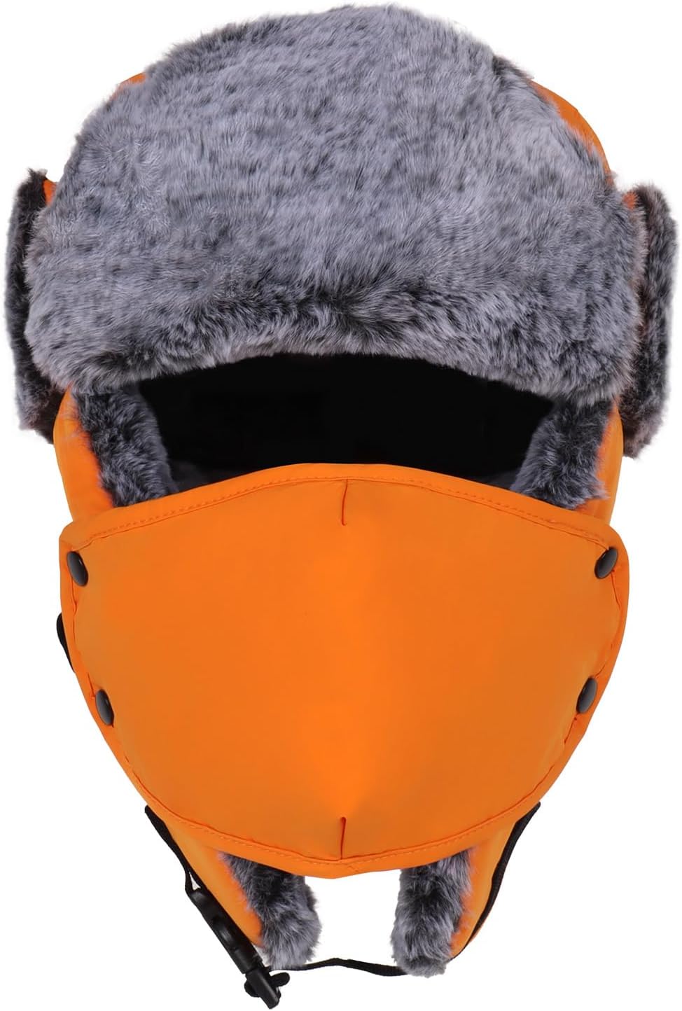 Trapper Hat Russian Ushanka Winter Hats for Men and Women，Windproof with Face Cover and Ear Flaps