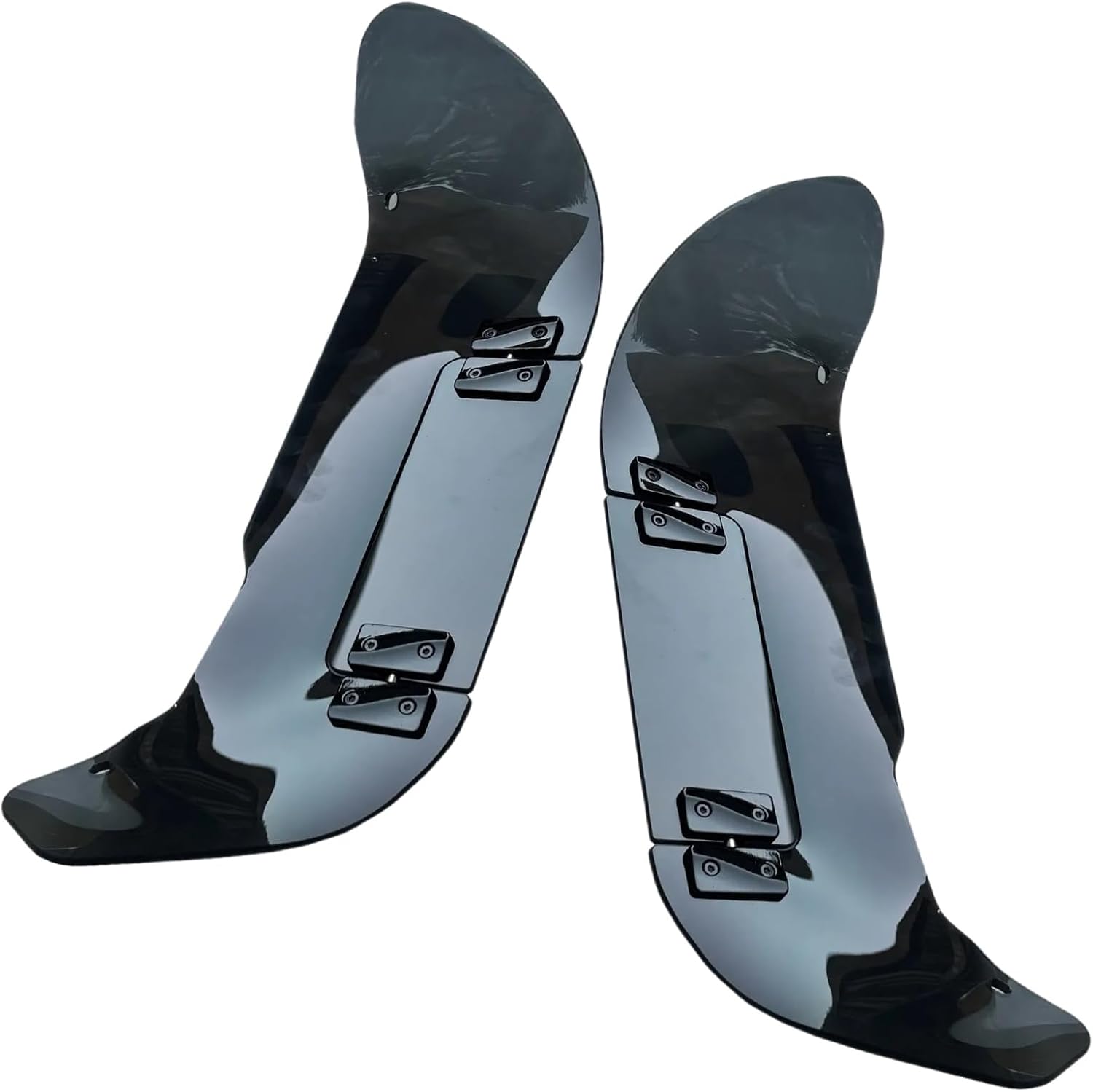 Panical Smoke Gray Adjustable Air Deflector Windshield Leg Guards Fairings for Honda Goldwing GL1800 GL1800B F6B 2018-2026 PC Nondestructive iInstallation