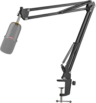 HyperX SoloCast Boom Arm Stand - Professional Studio Mic Stand Compatible with HyperX SoloCast Microphone by YOUSHARES