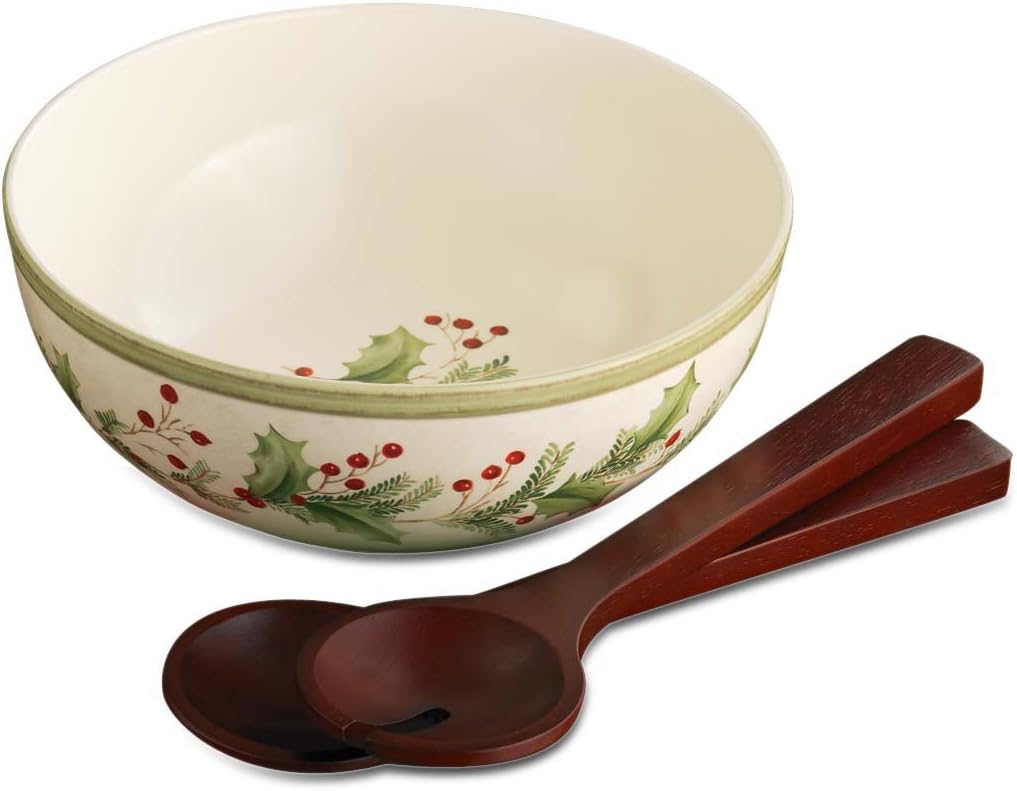 Lenox Holiday Gatherings 3-Piece Salad Set