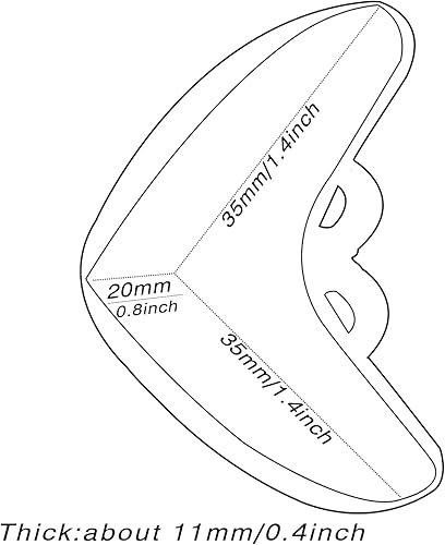 Miniatura 4 de Paquete de 12 protectores de esquina para bebé, parachoques de borde transparente, protectores de esquina de silicona para esquinas y bordes a