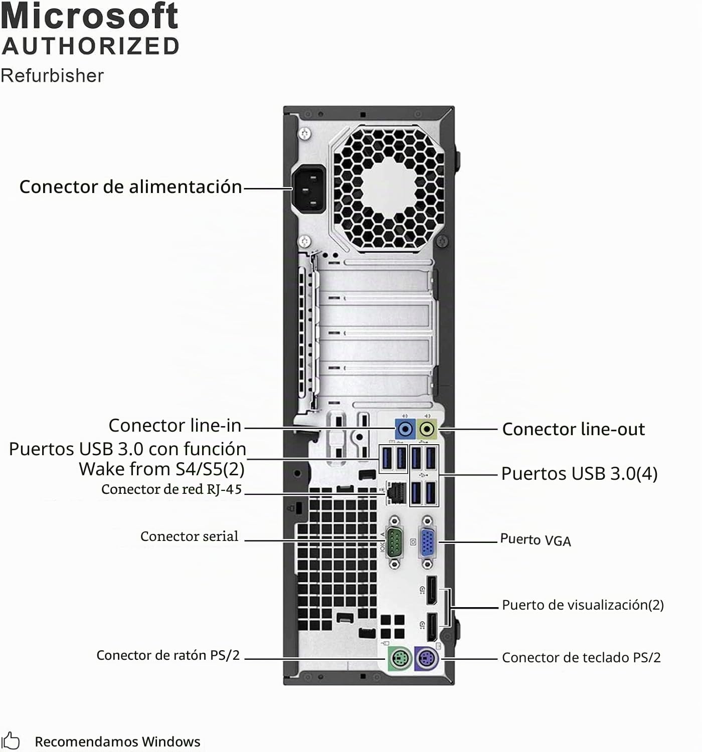 HP EliteDesk 800 G2 SFF PC de escritorio, Intel Core i5-6500, 8 GB de RAM, SSD de 256 GB, teclado estadounidense, WiFi, Bluetooth, Windows 11 Pro (reacondicionado)