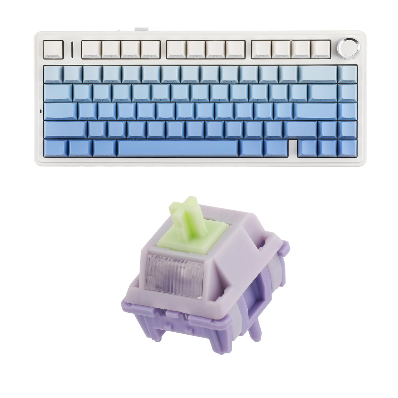 Amazon.com: EPOMAKER x Aula F75 Gasket Mechanical Keyboard+35