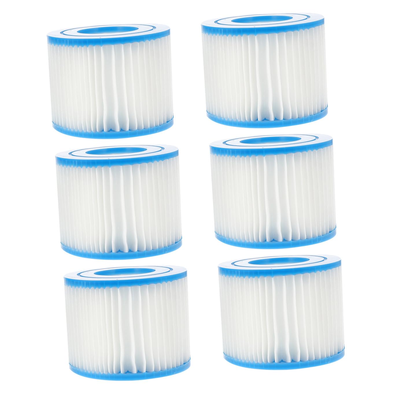 Levemolo 6 pièces Lot de Filtres de Remplacement Type VI pour Pompe de Filtration Piscine et Spa Compatible avec Pompes de Filtration Populaires Filtration Saletés Sable et Débris