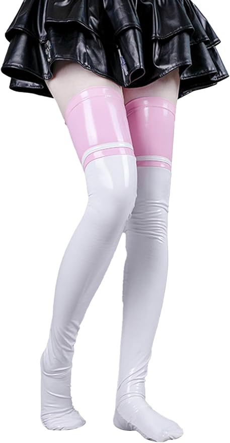 CATHERINE - Bas Autofixants Sexy De FIORE Jarretière Rouge