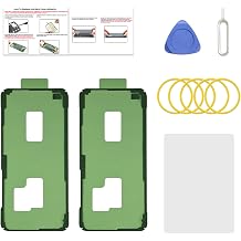 2 Pcs Galaxy S20 Plus Back Cover Pre-Cut Sticker Tape Replacement, Back Cover Adhesive for Galaxy S20 Plus with Tools & Instruction