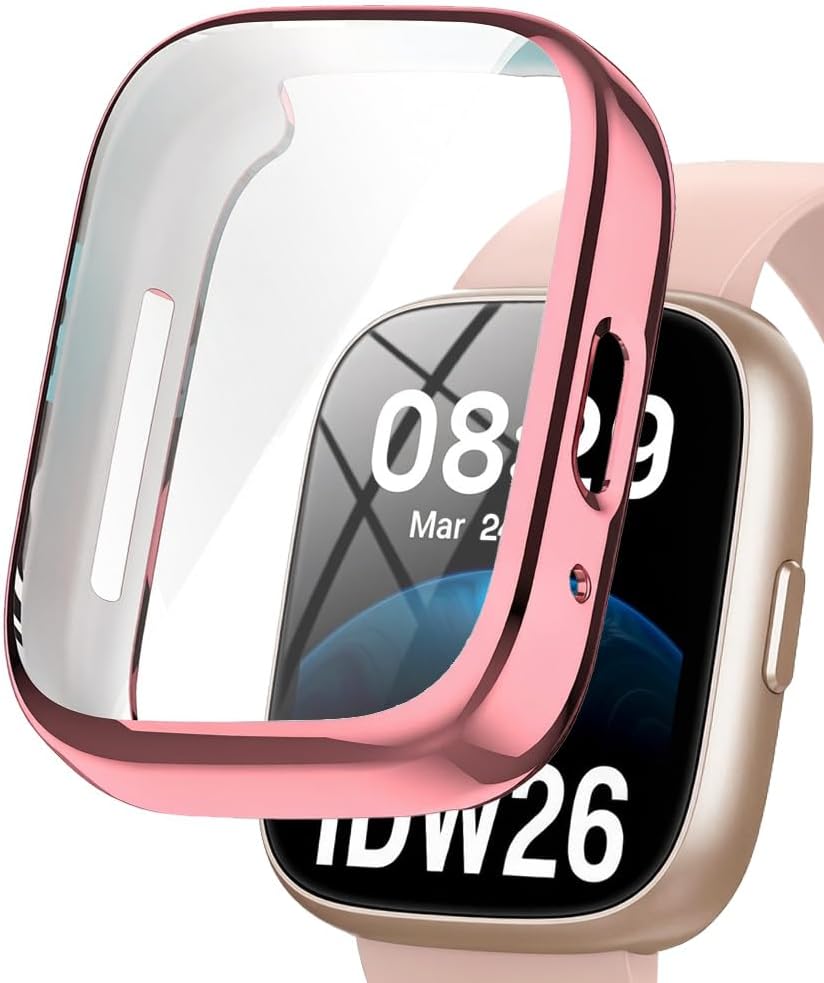 TPU Case with Built-in Screen Protector for Cillso LODIMEKE IDW26 1.83" Fitness Tracker Smart Watch, Full-Body Protection, 9H Shockproof