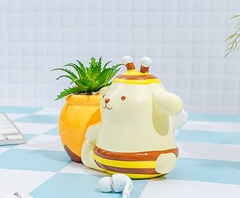 Amazon.com : Silver Buffalo Sanrio Pompompurin Honey Pot 3-Inch