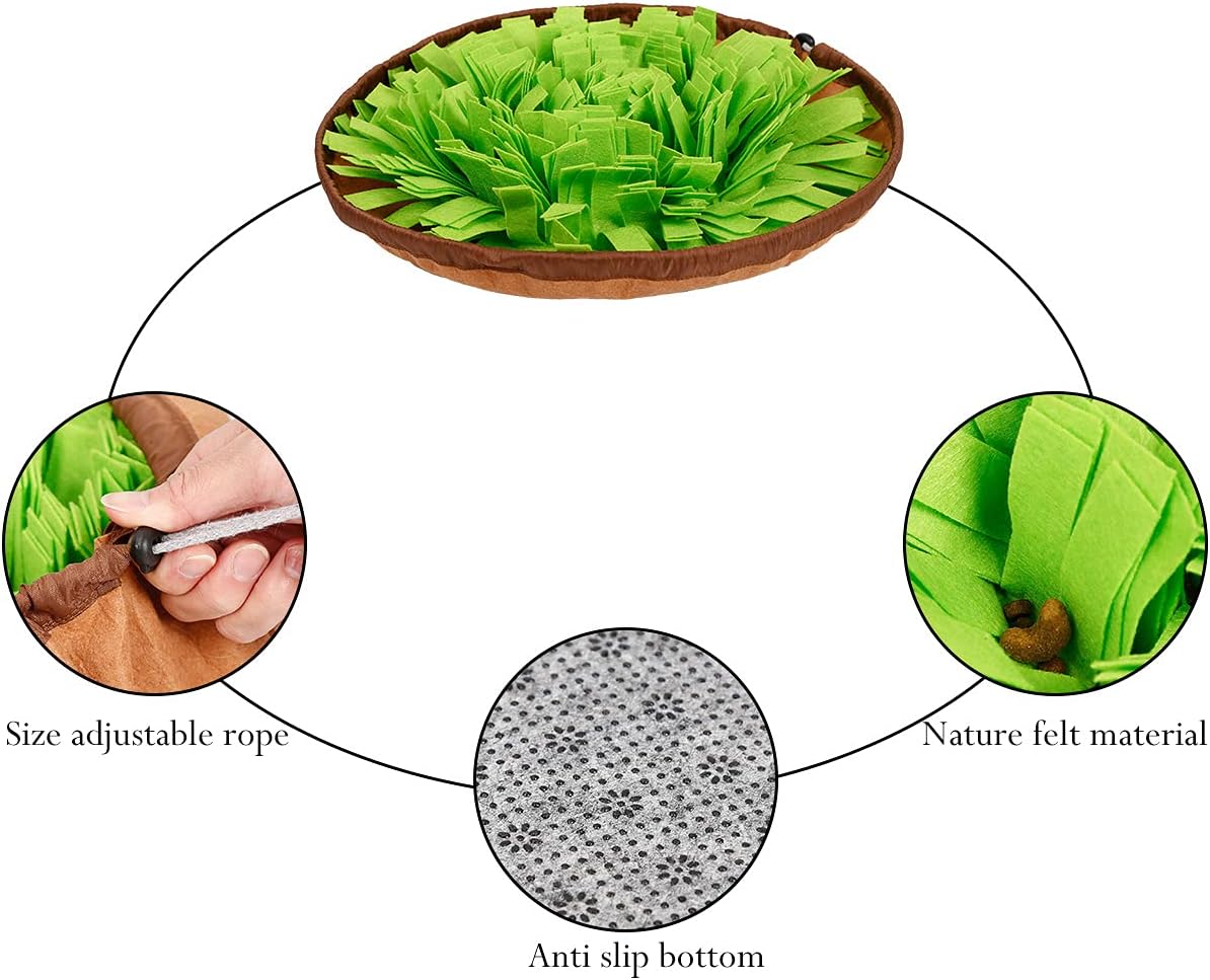 Dog Snuffle Mat, French Bulldog Activity Training Mat, Slow Feeding, Stress Release, IQ Development