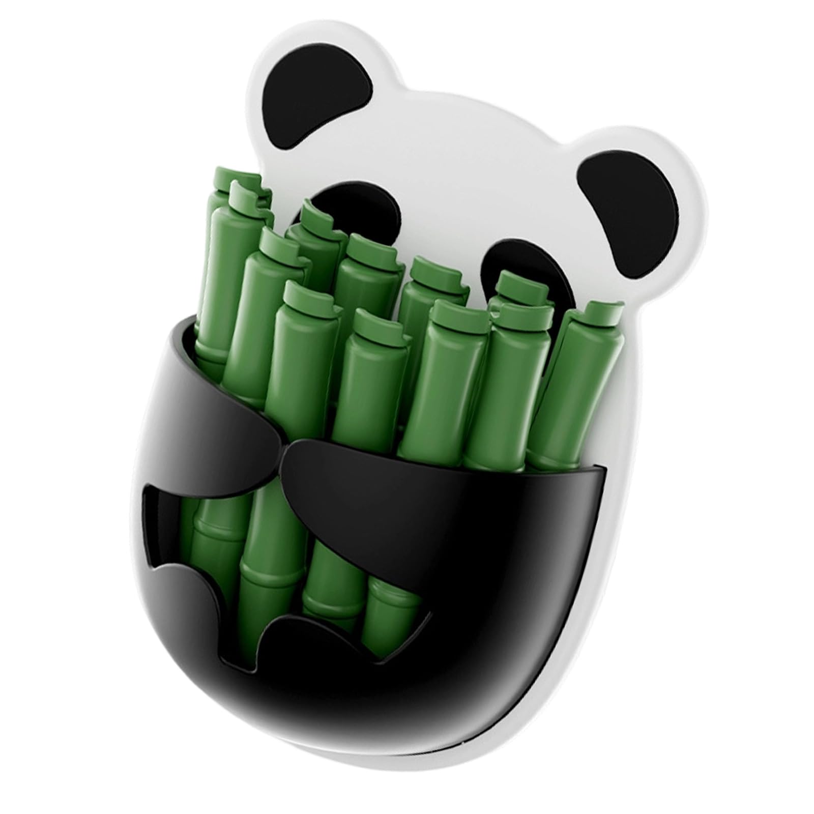 Qisuw Practical Panda Designs Food Bag Sealer Clip Refrigerator Sticker Sealing Clamps Moistures-Proof for Lunch Box Snacks Presentation Kitchen Clamps