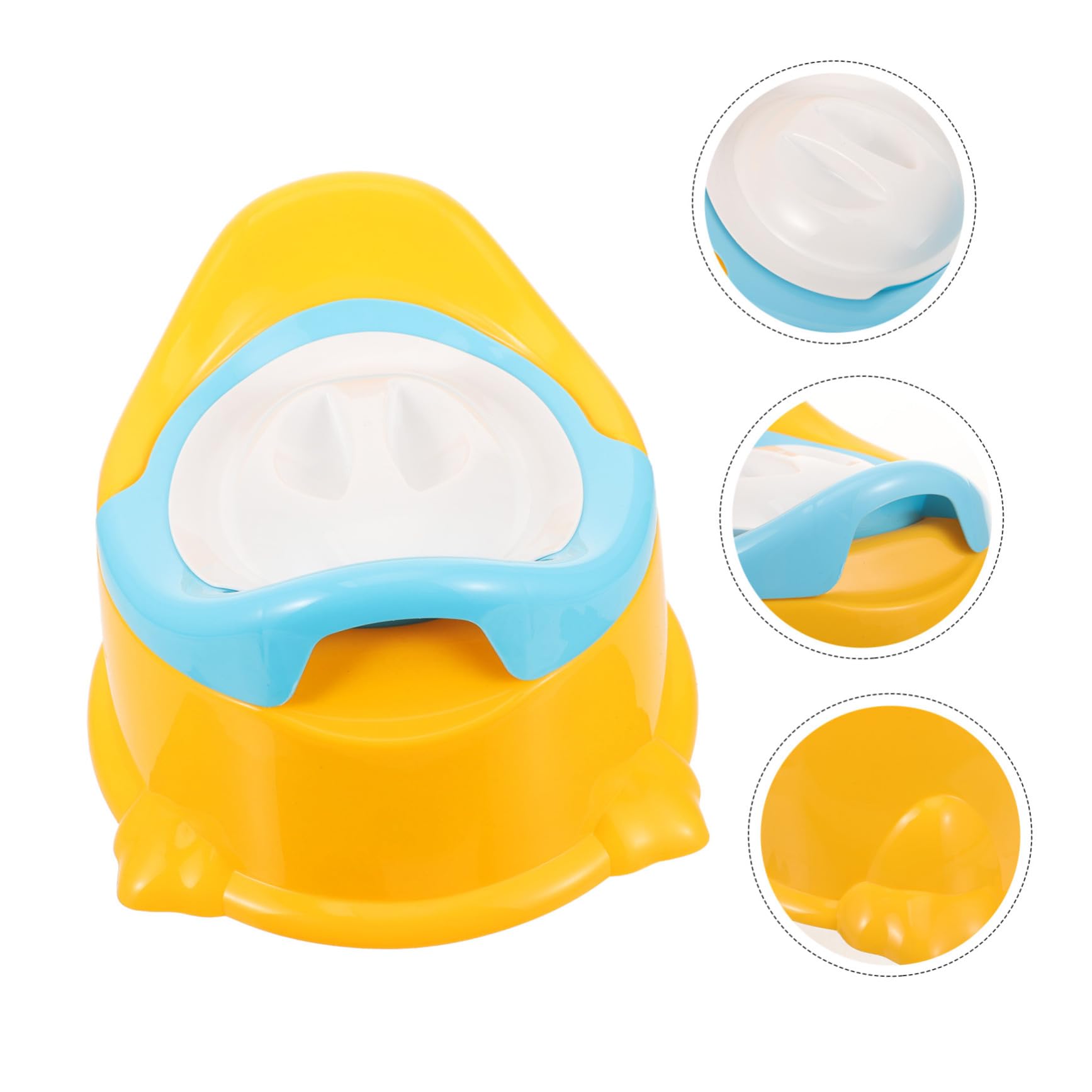 Junge Mädchen Töpfchen Toilettentrainer Tragbar Gelb Leicht Zu Reinigen Sicher Kunststoff Für Mädchen Und Jungen Toddler Training Potty Für Hause