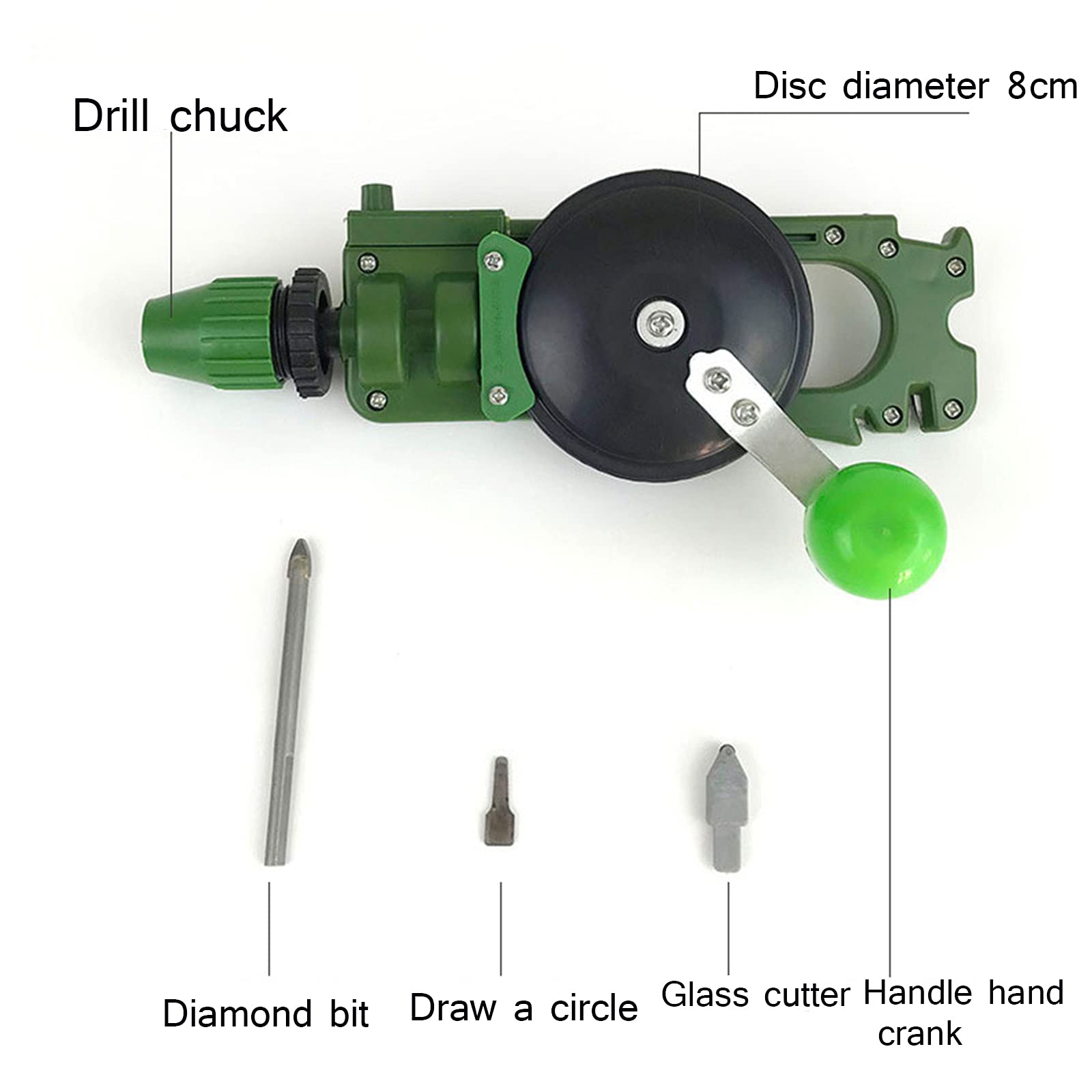 Trapano manuale a manovella trapano di precisione Mandrini Trapano a mano per legno Plastica Acrilico Circuit Board Punzonatura taglierina multifunzione, temperamatite