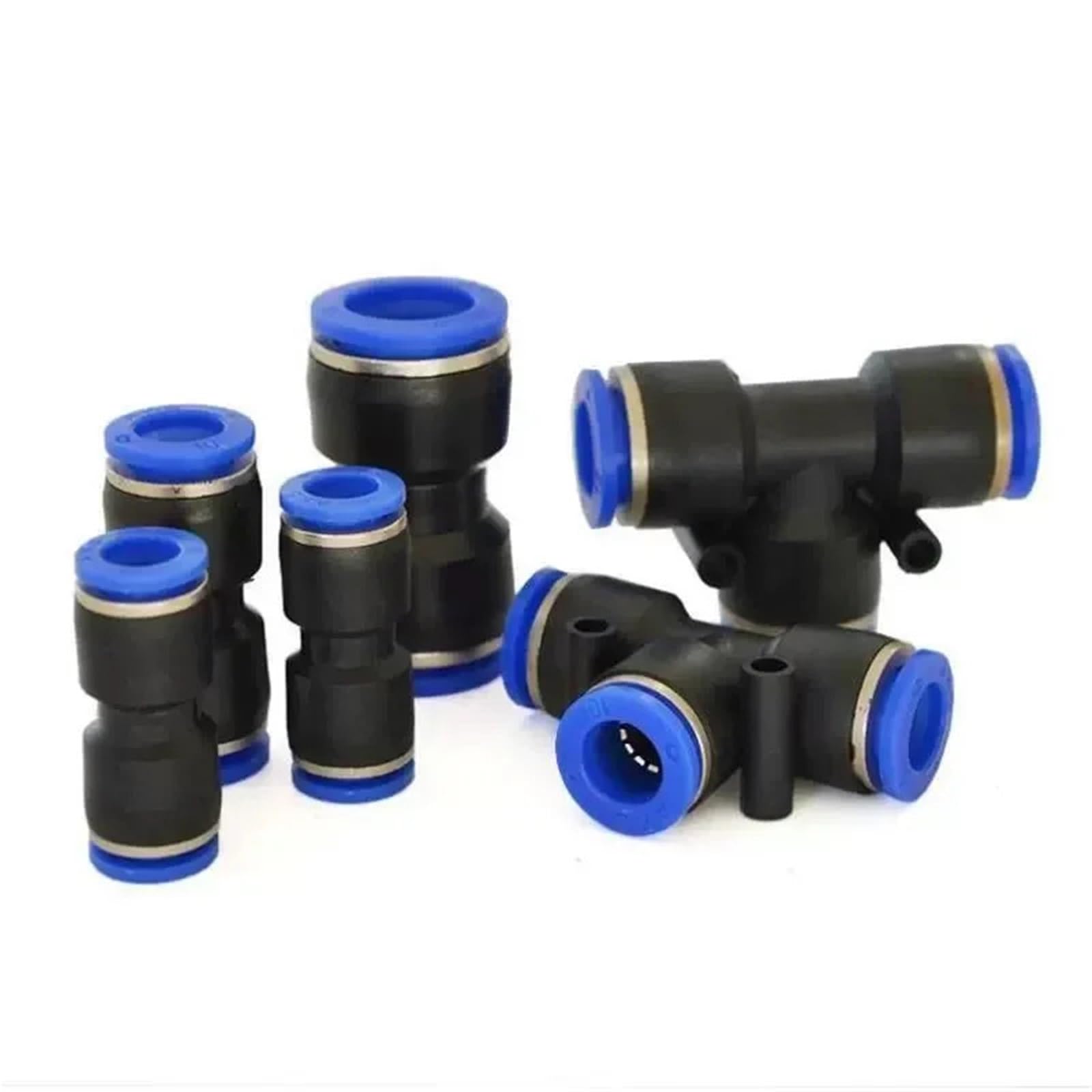 Zestaw szybkozłączek pneumatycznych do węży powietrznych, 114 sztuk/pudełko, 4 mm, PU-4/PE-4/PZA-4/PY-4/PV-4/PG-4(1 BOX)