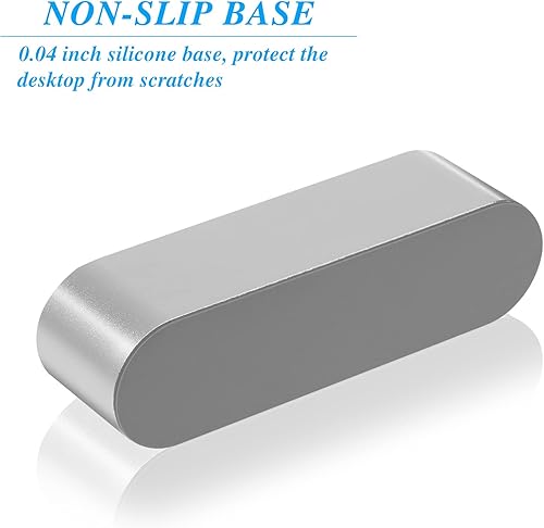 Miniatura 5 de BAOHD Tarjetero dorado para escritorio, moderno soporte de tarjetas de visita de metal, organizador de tarjetas de visita ovalado, soporte de