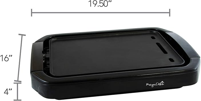 MegaChef Dual Surface Reversible Indoor Grill and Griddle