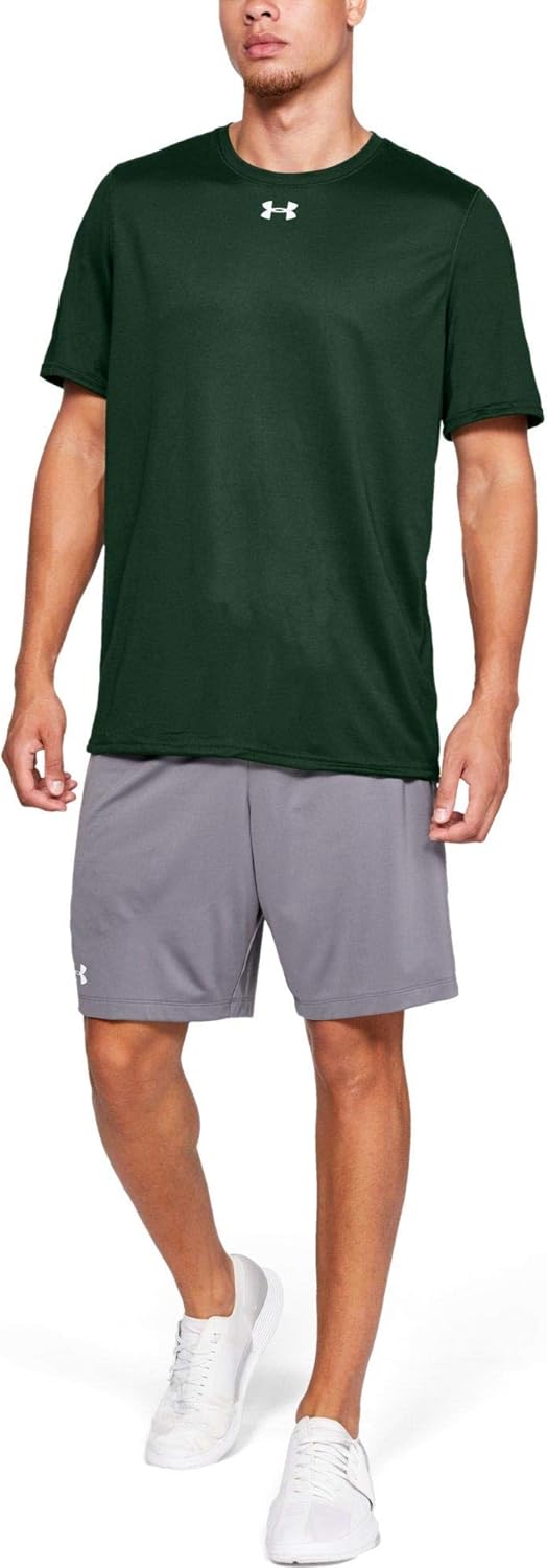 Under Armour Men's Locker Tee 2.0 Short-Sleeve T-Shirt Medium Green/ White