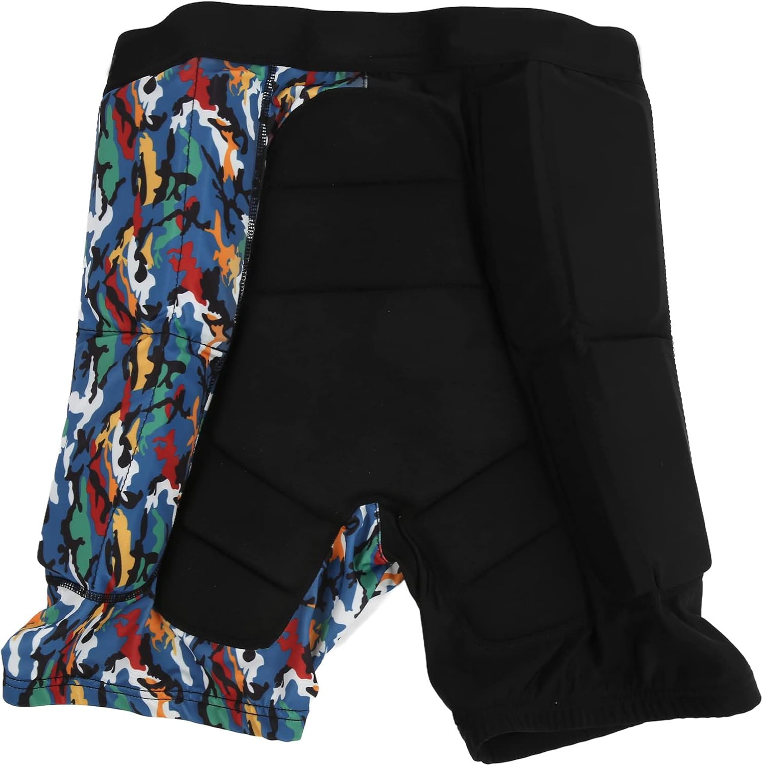 PROPRO Protective Padded Shorts High Elastic EVA Hip Pads Protection for Snowboarding Skating Roller Skateboarding Outdoor Sports Polyurethane Fiber Black L