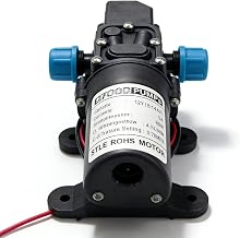 Pompe à Eau Haute Pression DC 12 V, Pompe à Membrane Auto Amorçante 70W 0,8MPa 4-6 L/min, Pompe à Eau à Membrane, Pompes À Eau Membrane pour RV Caravan Boat Nettoyage Jardin Lavage Arrosage