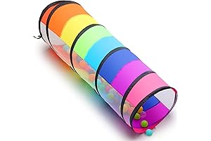 wilwolfer Rainbow Tunnel for Kids