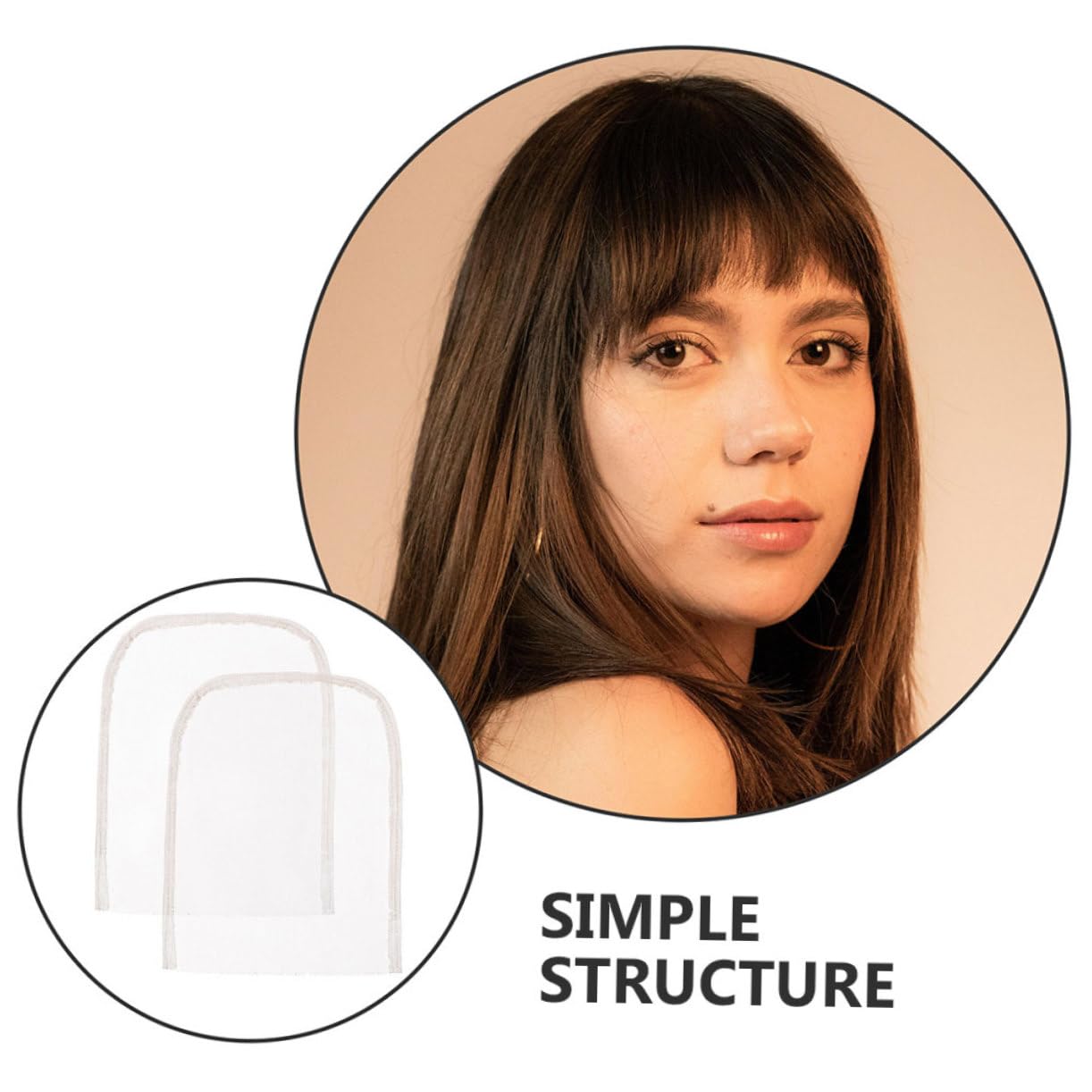 2pcs Lace Net for Wig Making Frontal Wig Accessories