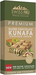 Swiss Fru Blond Chocolate Kunafa Pistachio Cream 150 gm