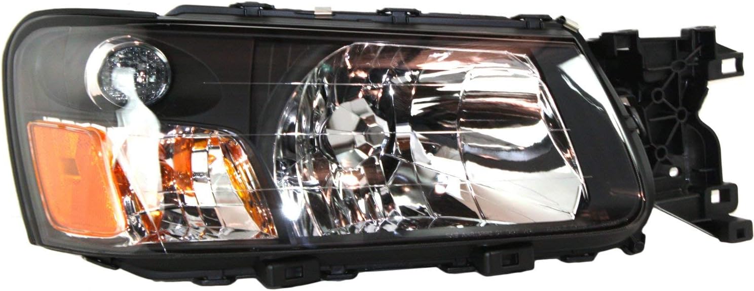 Evan Fischer Driver and Passenger Side Headlight for Subaru Forester X XS XT 2003-2004 Halogen With bulb(s) Replaces# 84001SA030 84001SA020