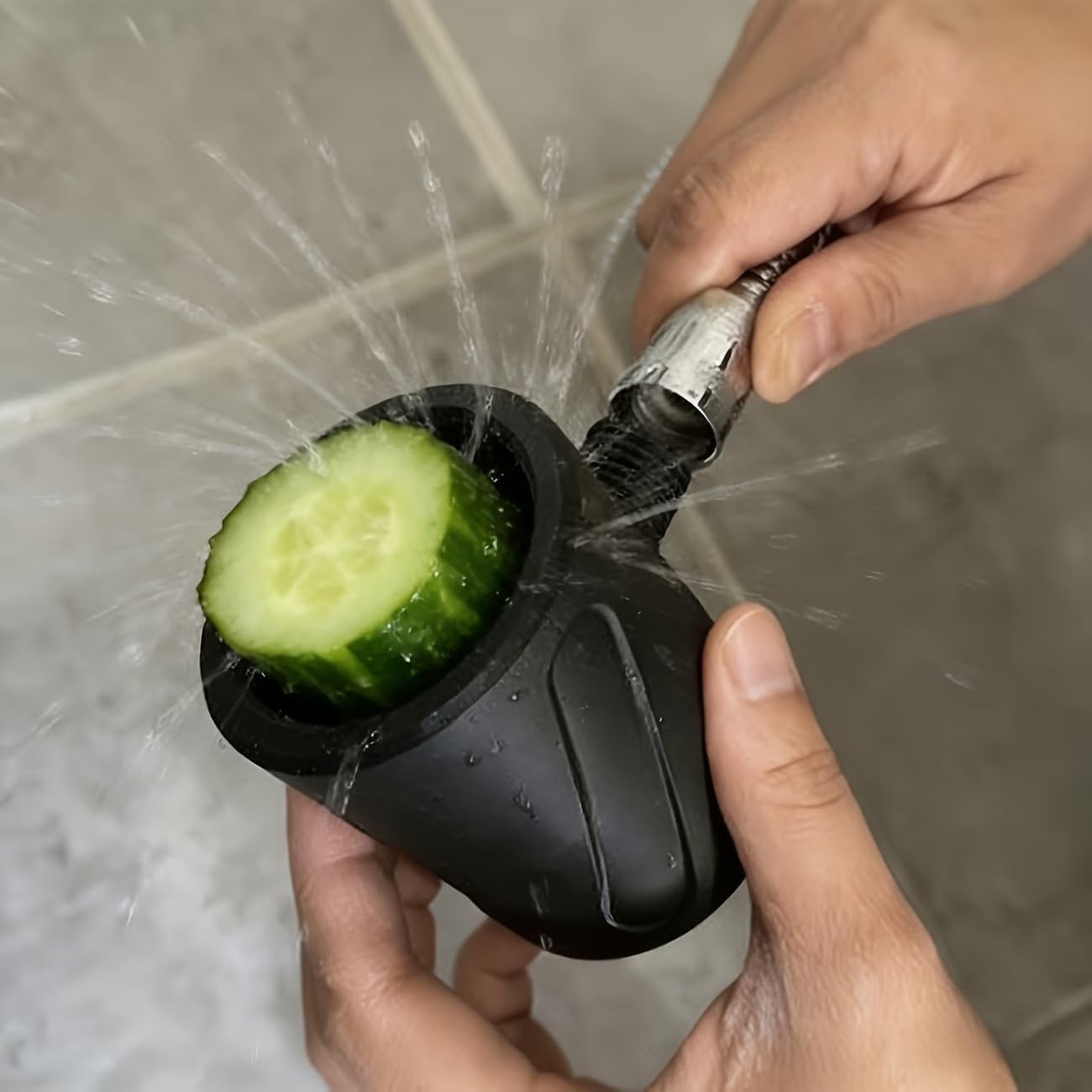 Mens Shower Head - Men's Cleaning Shower Head - Handheld Coarse Hole Design - Easy to Install image 5