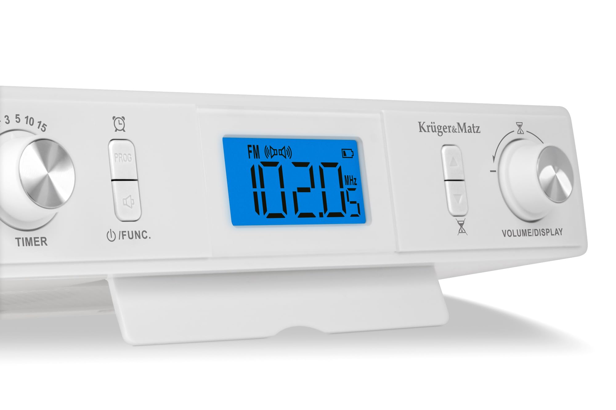 Krüger&Matz KM0817 Radio de Cocina semiintegrable, con Bluetooth (Pantalla LCD, Temporizador, Despertador)