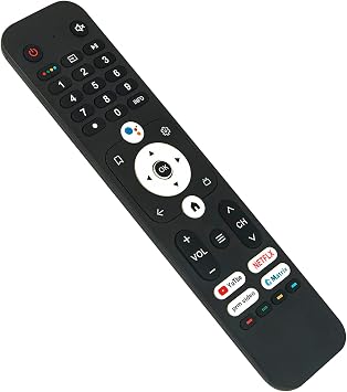 HTR-U31 Replace Voice Remote Control Compatible with Haier LED 4K Android TV HTR-U28 H32K66UG H43K66UG H50K66UG LE40K6600G H50S6UG H55S6UG H65S6UG H55K66UG H58K66UG H65K66UG H32K66G H75P7UX H65P7UX