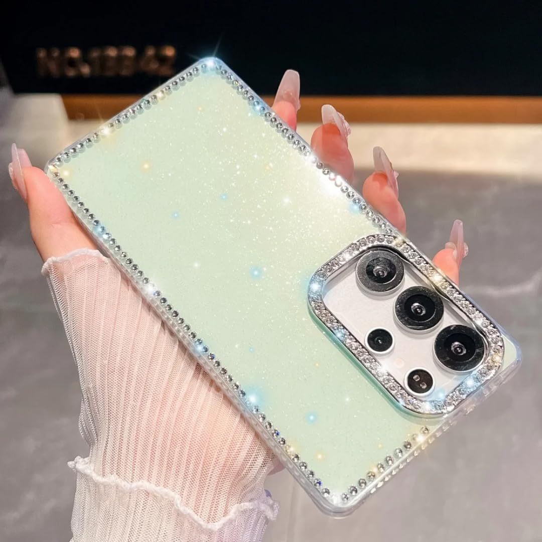 Coque anti-rayures Galaxy A16 verte transparente pour stopper les chocs