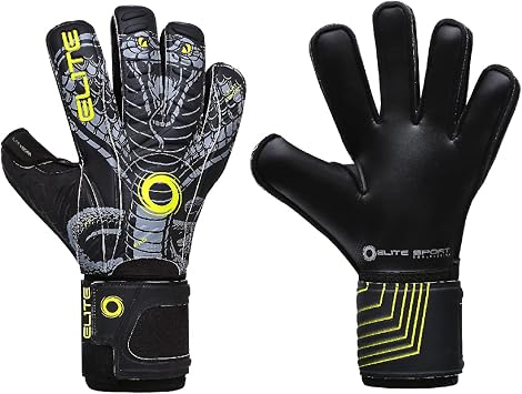 ELITE SPORT Elite Warrior Protection Junior Goalkeeper Gloves | Thibaut Courtois Kids Soccer Gloves
