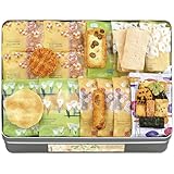 冬の贈り物お歳暮 今様和菓撰おかき詰合せ えくぼ屋 姫てまり直火炊き醤油×13、ぷかぷか煎だし塩×9、アーモンドそふと直火炊き醤油×8、兆福餅やき塩×7、かるやき（2枚）×6、ぐるめ探訪×4