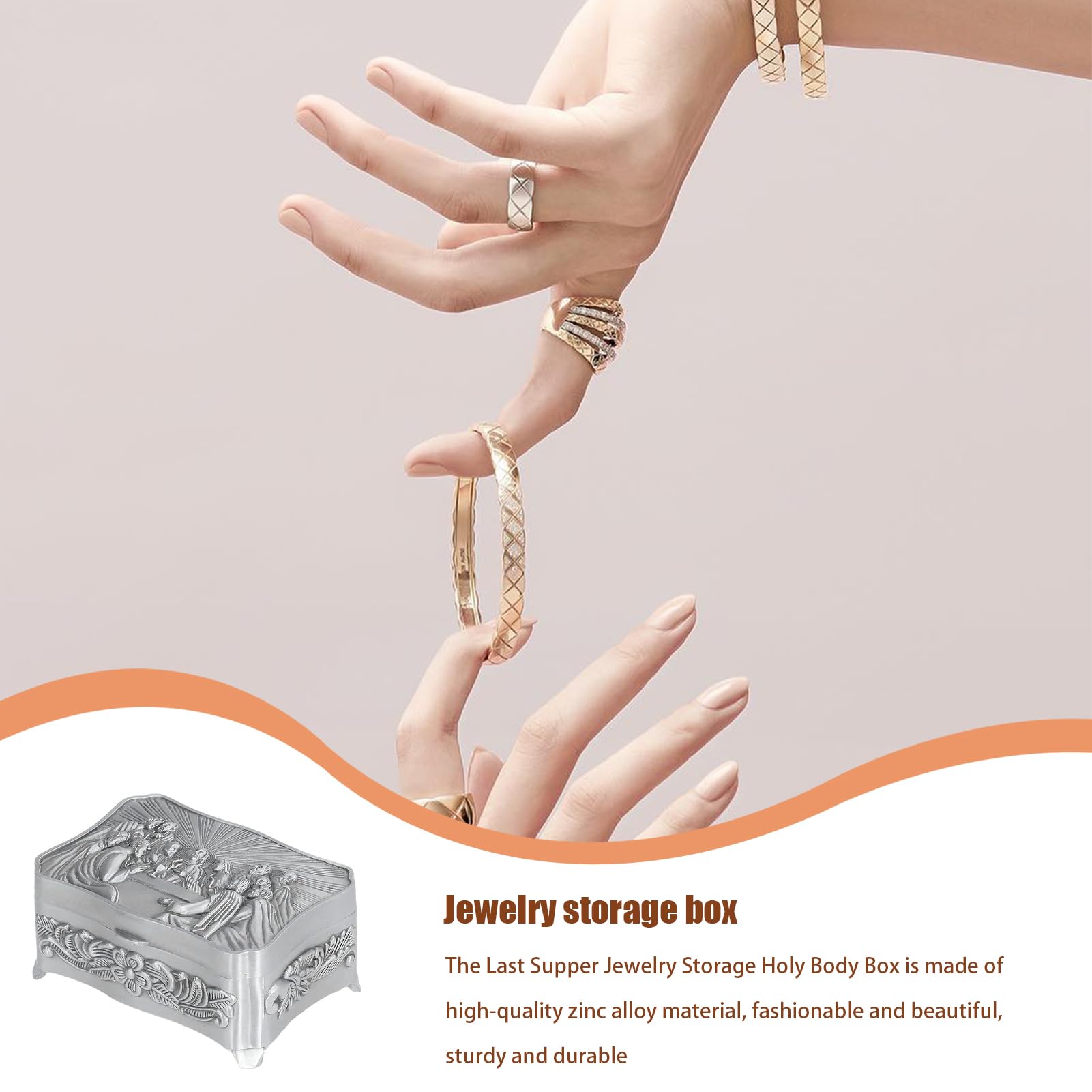 Boîte à Bijoux Pour Collier, Bague, Bracelet, Montre, Bracelet, Boucles D' Oreilles