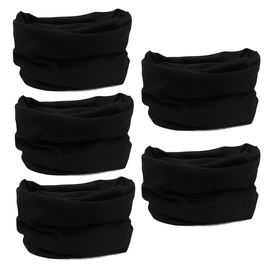 6PCS Outdoor Magic Headband Elastic Seamless Bandana Scarf UV Resistence Sport Headwear