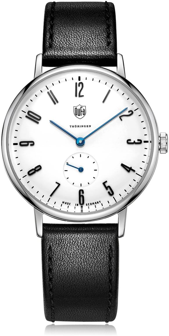 Dufa Deutsche UhrenfabrikUnisex Analogue Quartz Watch with Leather Strap DF-9001-03