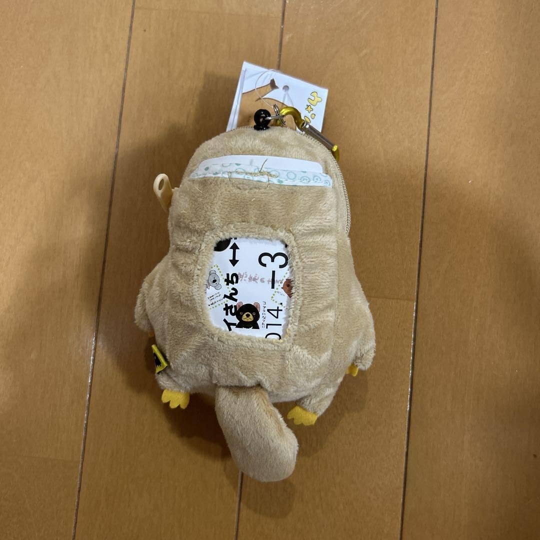 Amazon.co.jp: ウォンバットさんたち カモノハシ パスケース ICケース