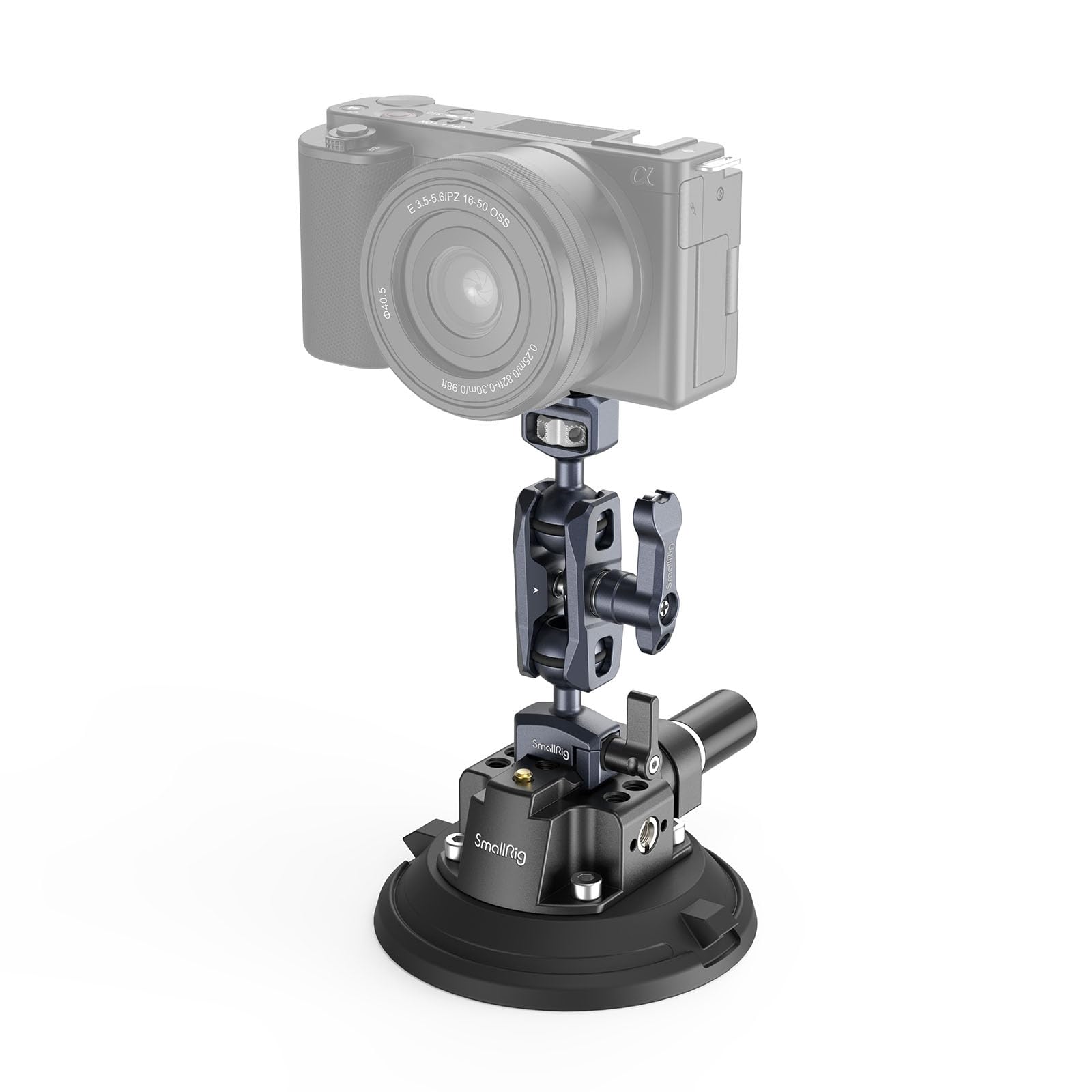 Amazon.co.jp: SmallRig 車載カメラマウント 吸盤式 ZV-E10対応 M50