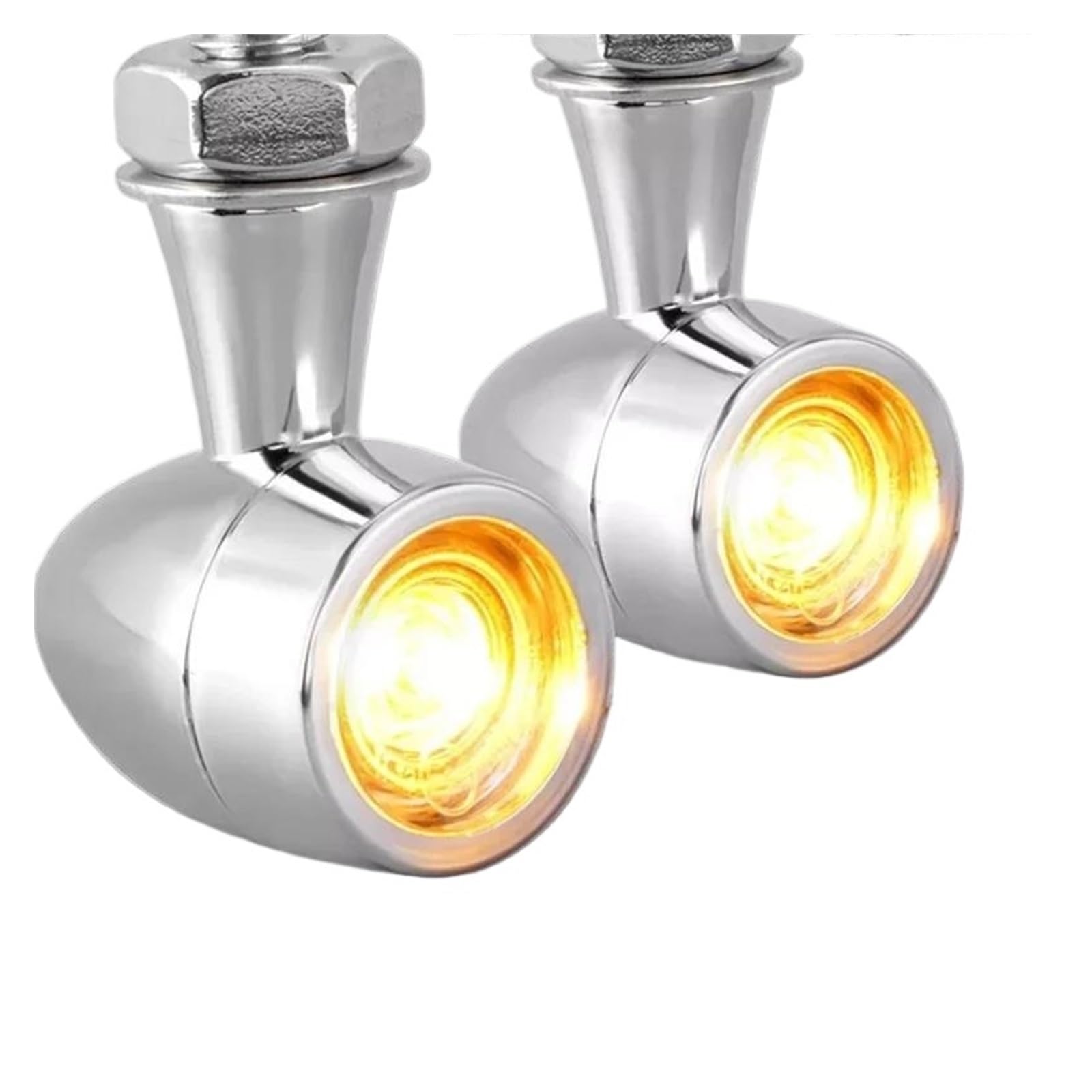 Universali Per Moto LED ABullet Lampeggiante 12V Indicatori Di Direzione indicatori moto(4 Pcs-Black Shell)