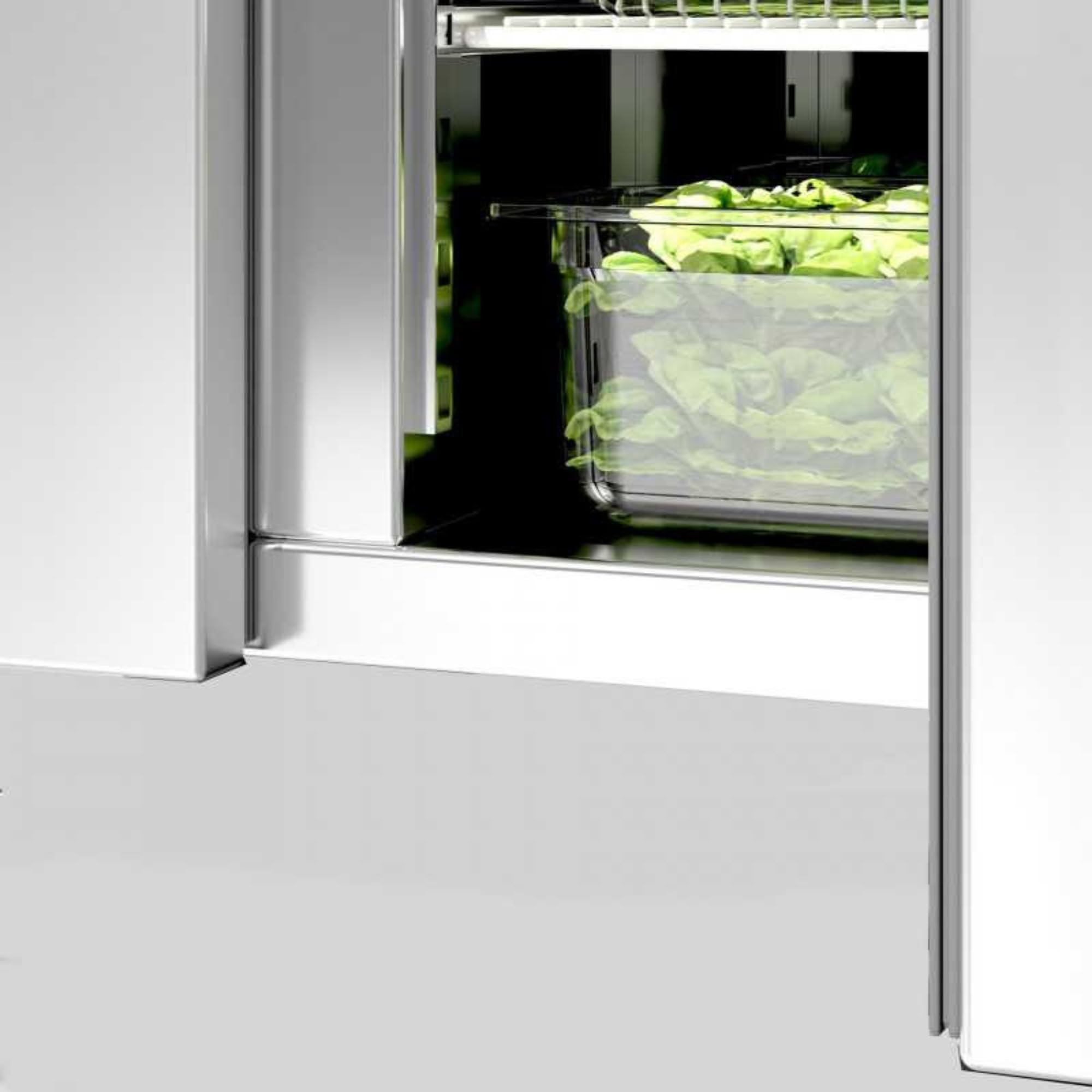 Saladette refrigerata professionale - 2 porte GN 1/1 - Piano in acciaio inox telescopico - 240 litri - Freddo Statico +2°C a +8°C