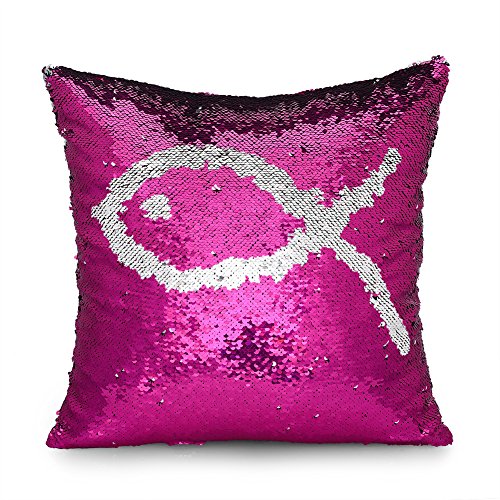 Uarter Reversible Sequins Mermaid Pillow Cases Square Sofa Throw Pillowcase Cushion Case 16