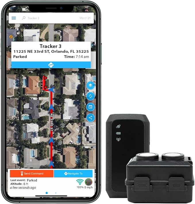 optimus 3 0 gps tracker 1 month battery bundle with waterproof twin magnet case for vehicles and assets 4g lte real time gps tracking device