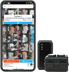 Optimus 3.0 GPS Tracker - 1 Month Battery - Bundle with Waterproof Twin Magnet Case for Vehicles and Assets - 4G LTE - Real-Time GPS Tracking Device