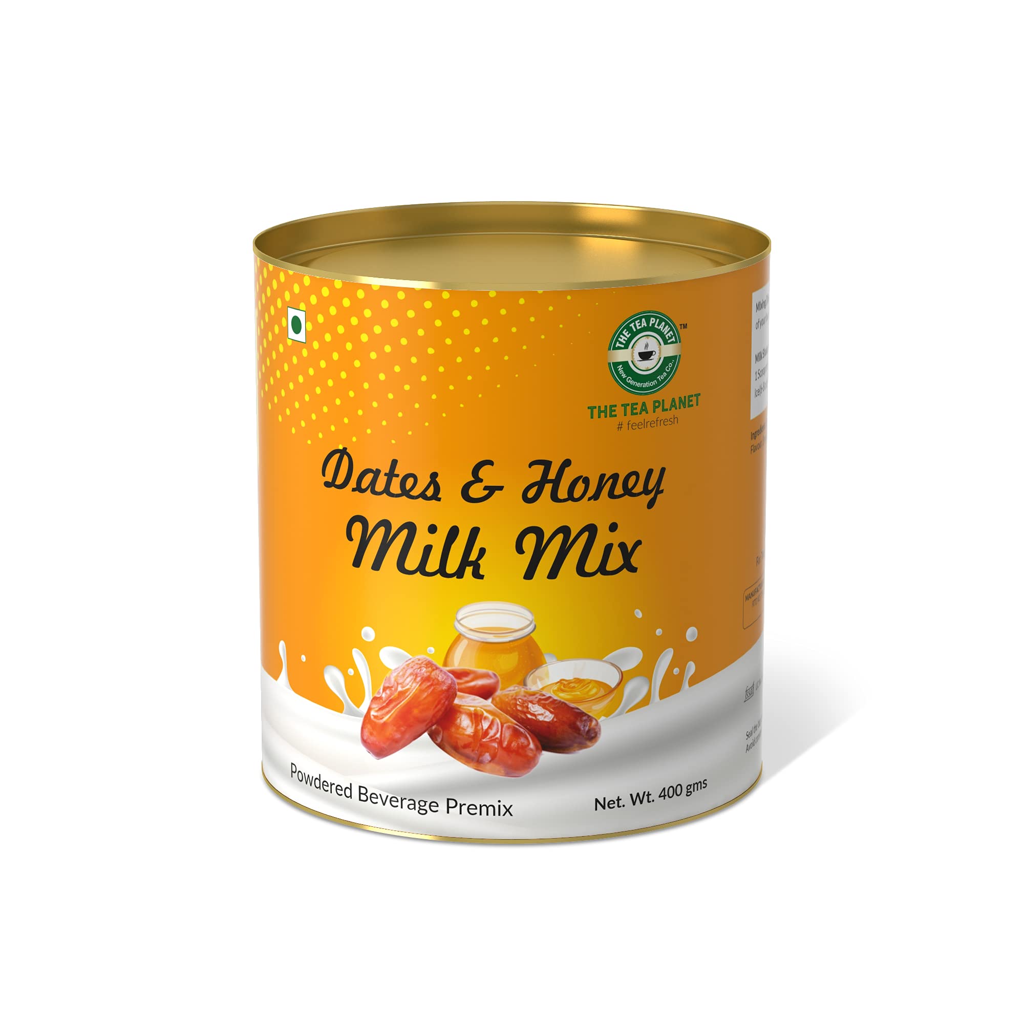 The Tea Planet Dates & Honey Milk Thick Milkshake Mix Powder - 400gm