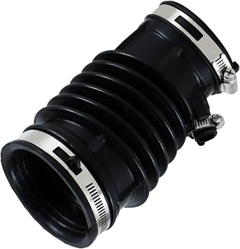 FUSCH Air Cleaner Intake Hose Tube, Intake Filter Boot, Air Flow Duct with 3 Stainless Steel Clamps Compatible with Honda CR-V 2.4L 2015-2016 Replace# 17228-5LA-A00