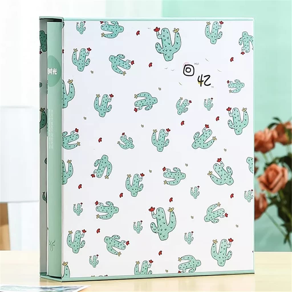 Włóż album fotograficzny 18 cm 200 sztuk 5 x 7 album fotograficzny o dużej pojemności, album kolekcjonerski, kreatywne albumy ślubne na zdjęcia (Kolor : kolor 3, rozmiar: 7 cali)