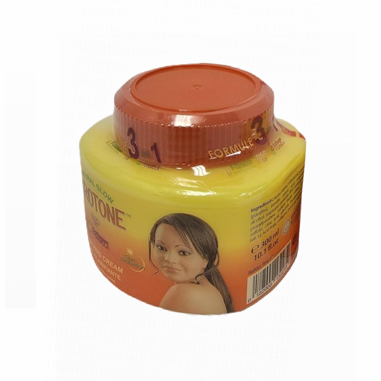 Natural Glow Carrot Cream 300ml /10.1oz Daily Hydration with oil Carrot Extract – Face and Body Care Moisturizer (1, 300ml)