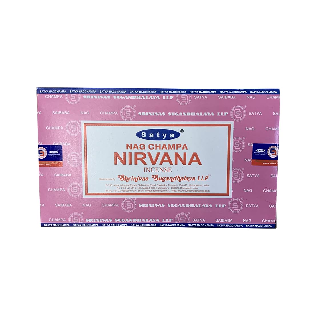 Giftlocaluk Deep, Musky, With Patchouli And Sweet Vanilla Satya Nirvana Incense Sticks – Enlightening Scent For Inner Peace & Spiritual Awakening 240 Sticks (12X20)