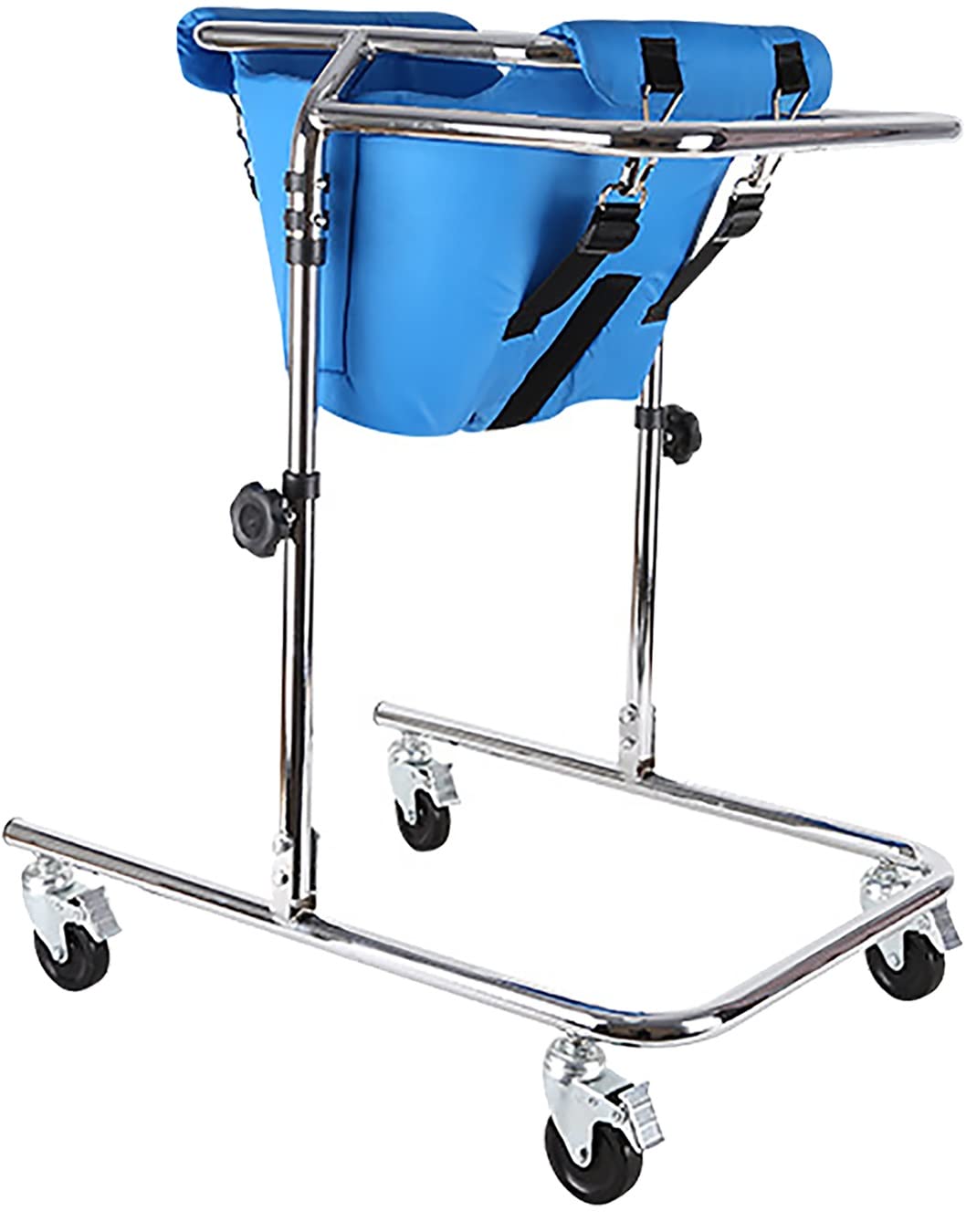 Andador para niños con parálisis cerebral, altura ajustable, andador para niños con discapacidad y parálisis cerebral, andador vertical con asiento extraíble, 80-120 cm