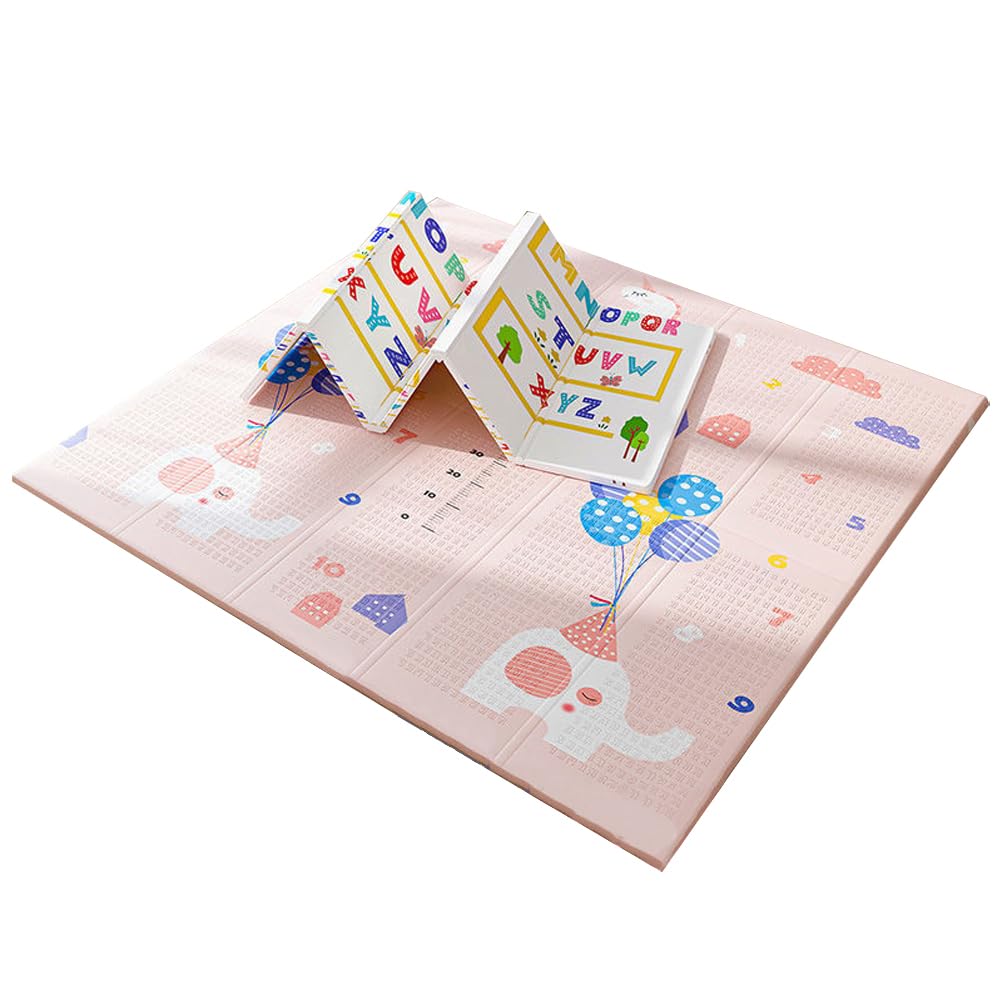Xifanmiy Foldable Foam Baby Play Mat, 79 * 71 inch 0.6'' Thicken Extra Large